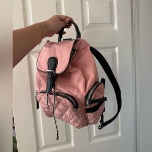 Zara Pink Drawstring Backpack